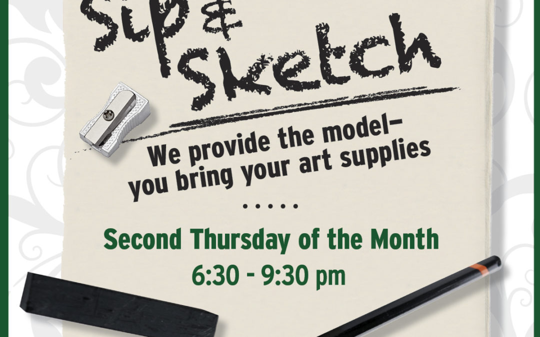 Sip & Sketch – Life Drawing -On Winter Hiatus